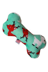 Plush Bone Dog Toy - Reindeer Folly
